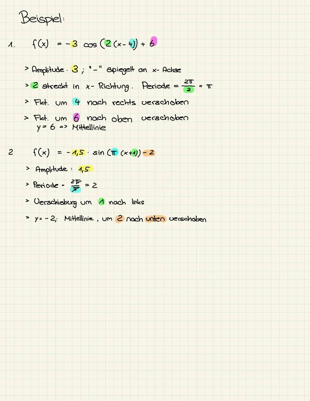 Trigonometrische Gleichungen | Analysis