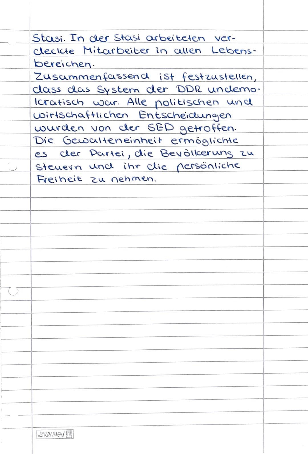 ☺
+4
Politischer Druck und persönliche Freiheit
3)DDR steht für Deutsche Demolcra-
tische Republik". Ist die Struktur
dieses Systems wirklic