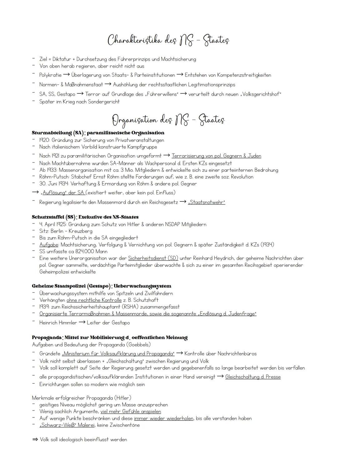 # Nationalsozialismus

INHALTSVERZEICHNIS

Versailler Vertrag

2

Vergleich: Grupp - Kolb

2

Politik der Praesidialkabinette

3

Der Weg in