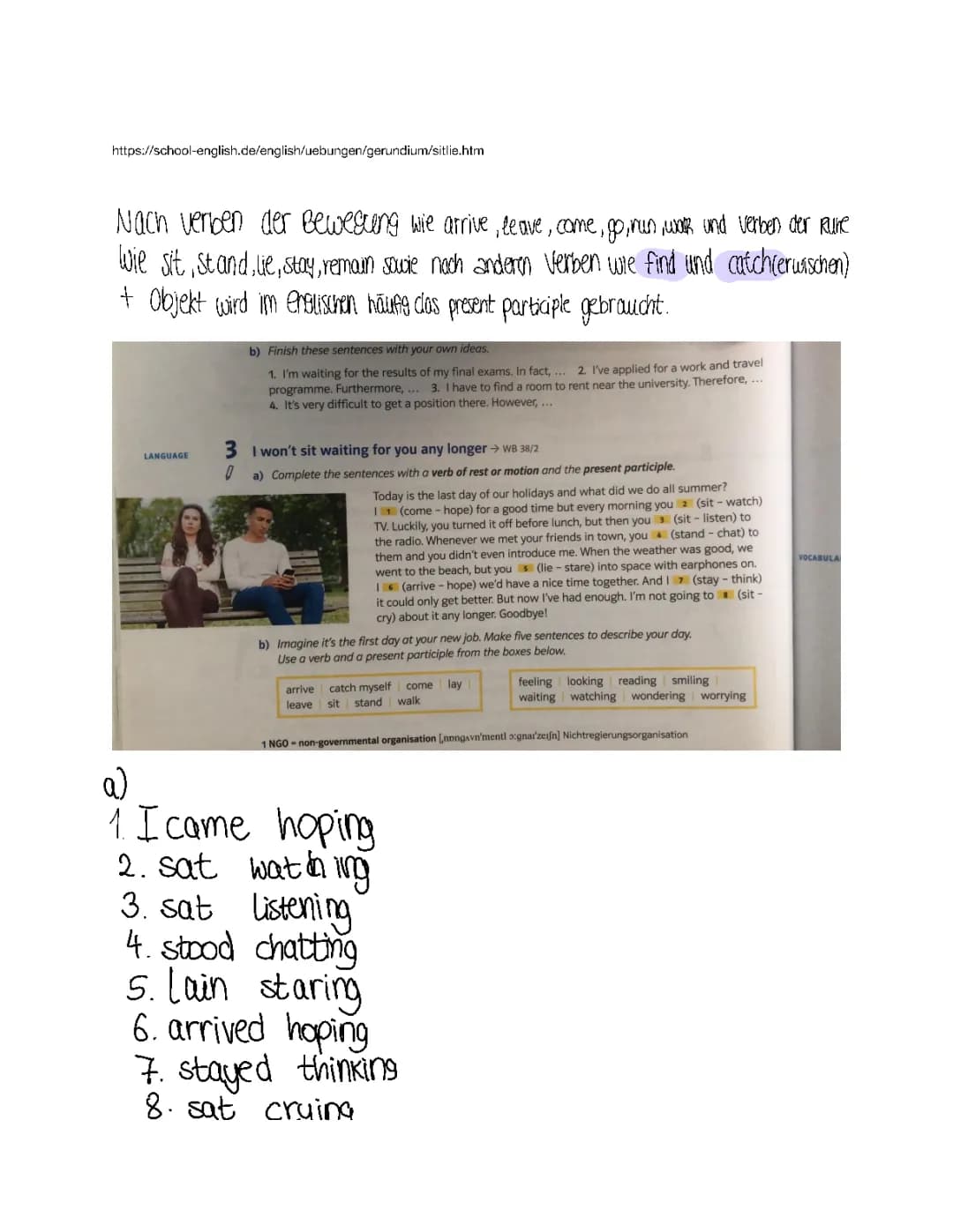 Fun with Participles: Practice Present and Past Participle Exercises!