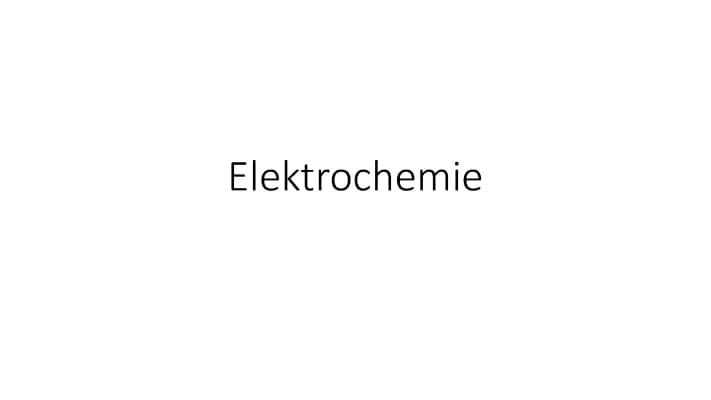 Know Elektrochemie thumbnail
