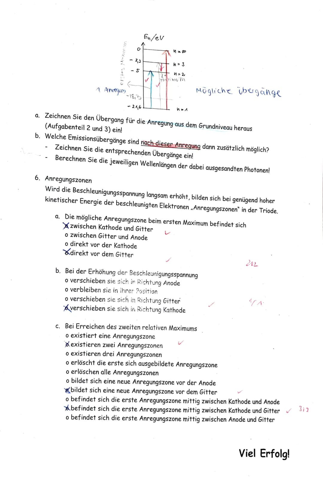 Ral
120
100
Physik
Franck-Hertz-Versuch
mit Neon
Im Jahre 1913 wurde von F. Franck und G. Hertz experimentell das Bohr'sche Atommodell
bestä