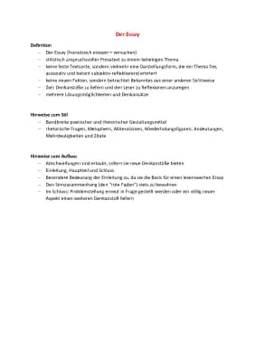 Know Essay / Materialgestütztes Schreiben thumbnail