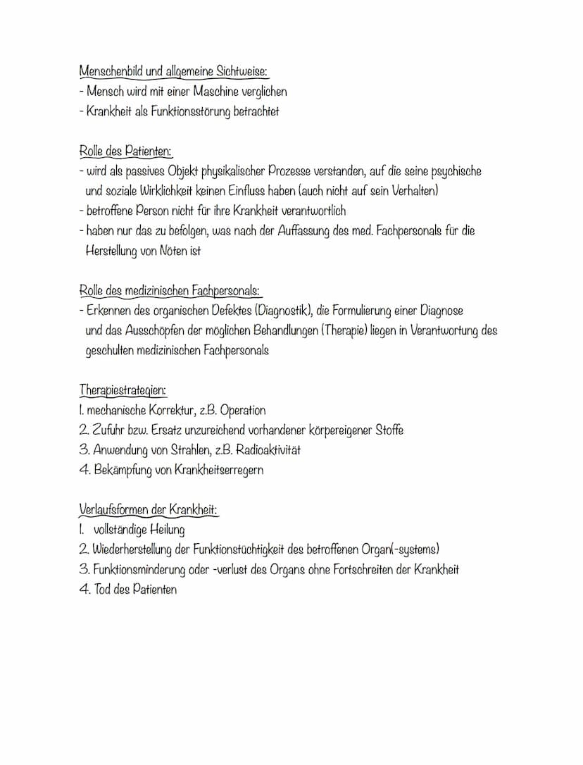 1.6 Modelle von Gesundheit und Krankheit
pathogenetische Sichtweise
Was macht uns krank?
im Fokus: die Entstehung und Behandlung
von Krankhe
