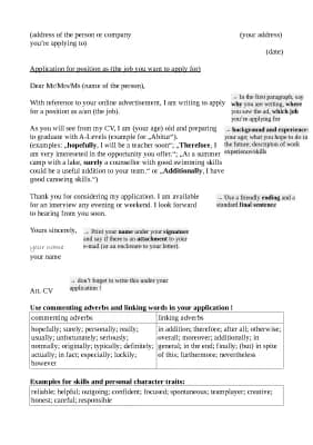 Know application letter (Bewerbung) thumbnail