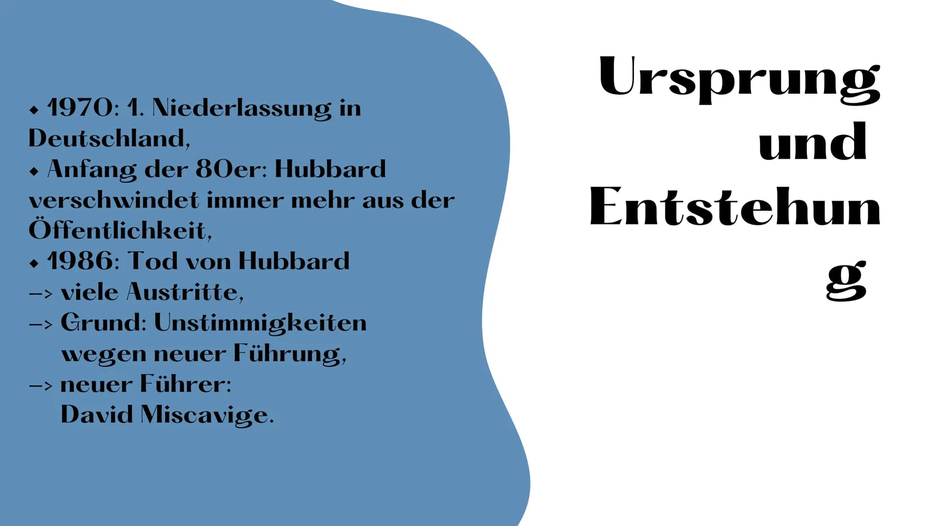 +
SCIENTOLOGY
Scientology
Wissen über das Wissen Inhaltsverzeichnis
Seite 3-4
Seite 5-7
1. Was ist Scientology?
2. Ursprung und Entstehung
3
