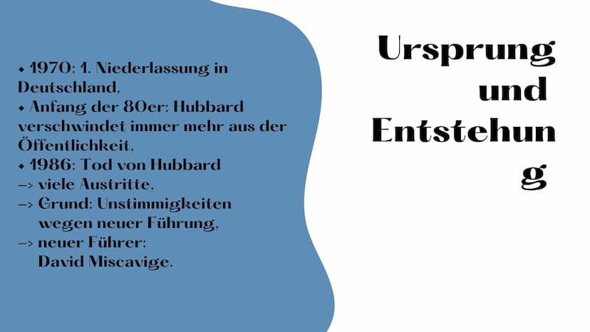 +
SCIENTOLOGY
Scientology
Wissen über das Wissen Inhaltsverzeichnis
Seite 3-4
Seite 5-7
1. Was ist Scientology?
2. Ursprung und Entstehung
3
