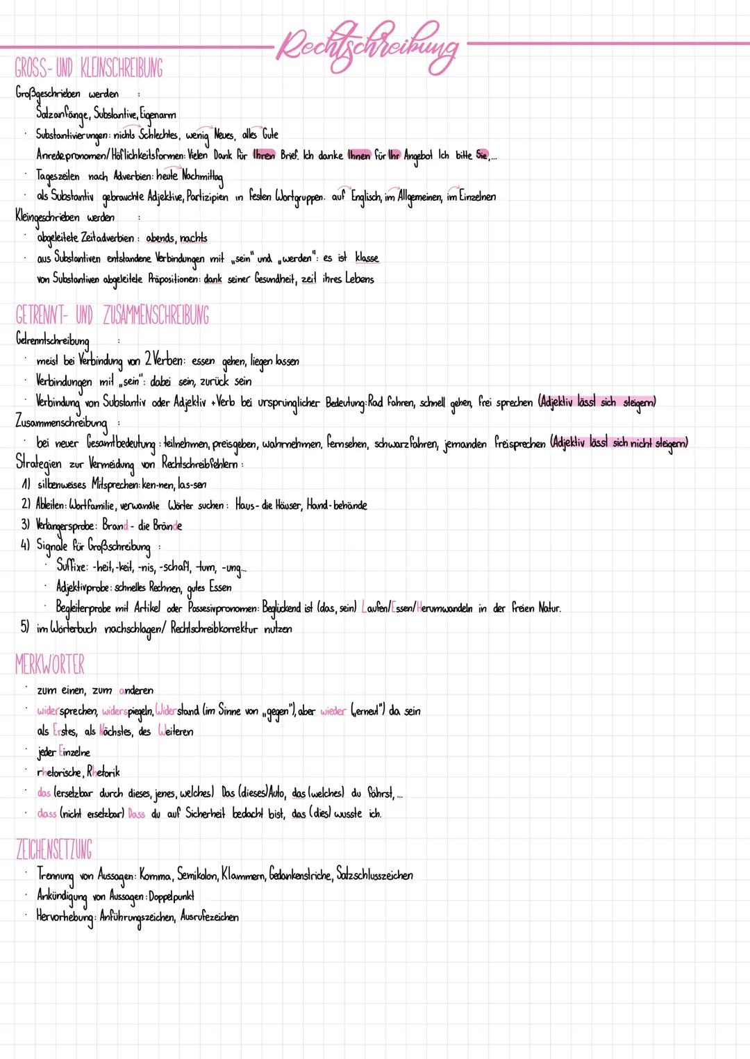 # GROSS- UND KLEINSCHREIBUNG

Großgeschrieben werden :

Salzanfänge, Substantive, Eigenarm

Substantivierungen: nichts Schlechtes, wenig Nev