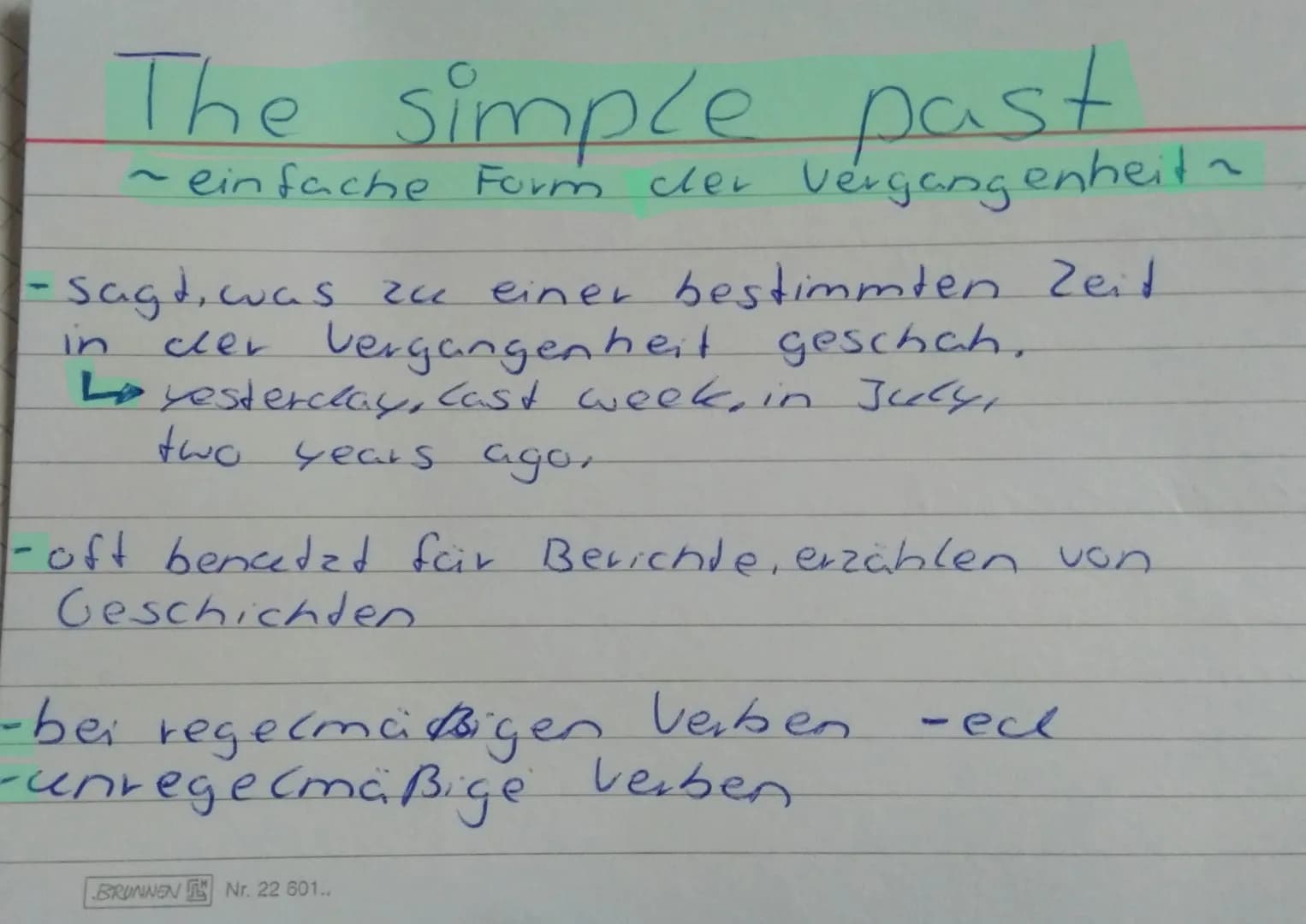 Past progressive
~Verlaceds form der Vergangenheit ~
-drückst du aus, dass eine Handlung
cler Vergangenheit geracle im
(2cc einem Zeitpunkt 