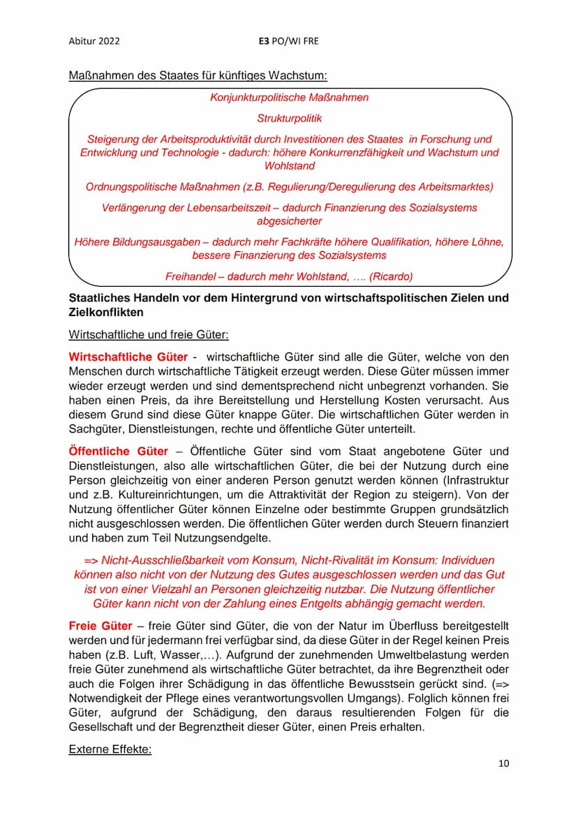 Abitur 2022
E3 PO/WI FRE
2. Kurshalbjahr: Soziale Marktwirtschaft zwischen Anspruch und Wirklichkeit
Freie Marktwirtschaft - Adam Smith
=> U