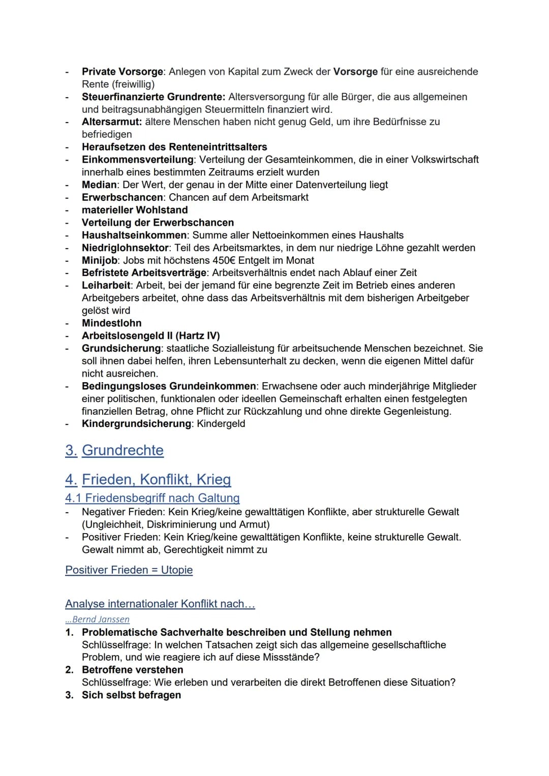 Politik Zusammenfassung
Mikail Bozburun Inhaltsverzeichnis
1. Demografischer Wandel..
1.1 ...in Deutschland...
1.2 Drei Faktoren: Fertilität
