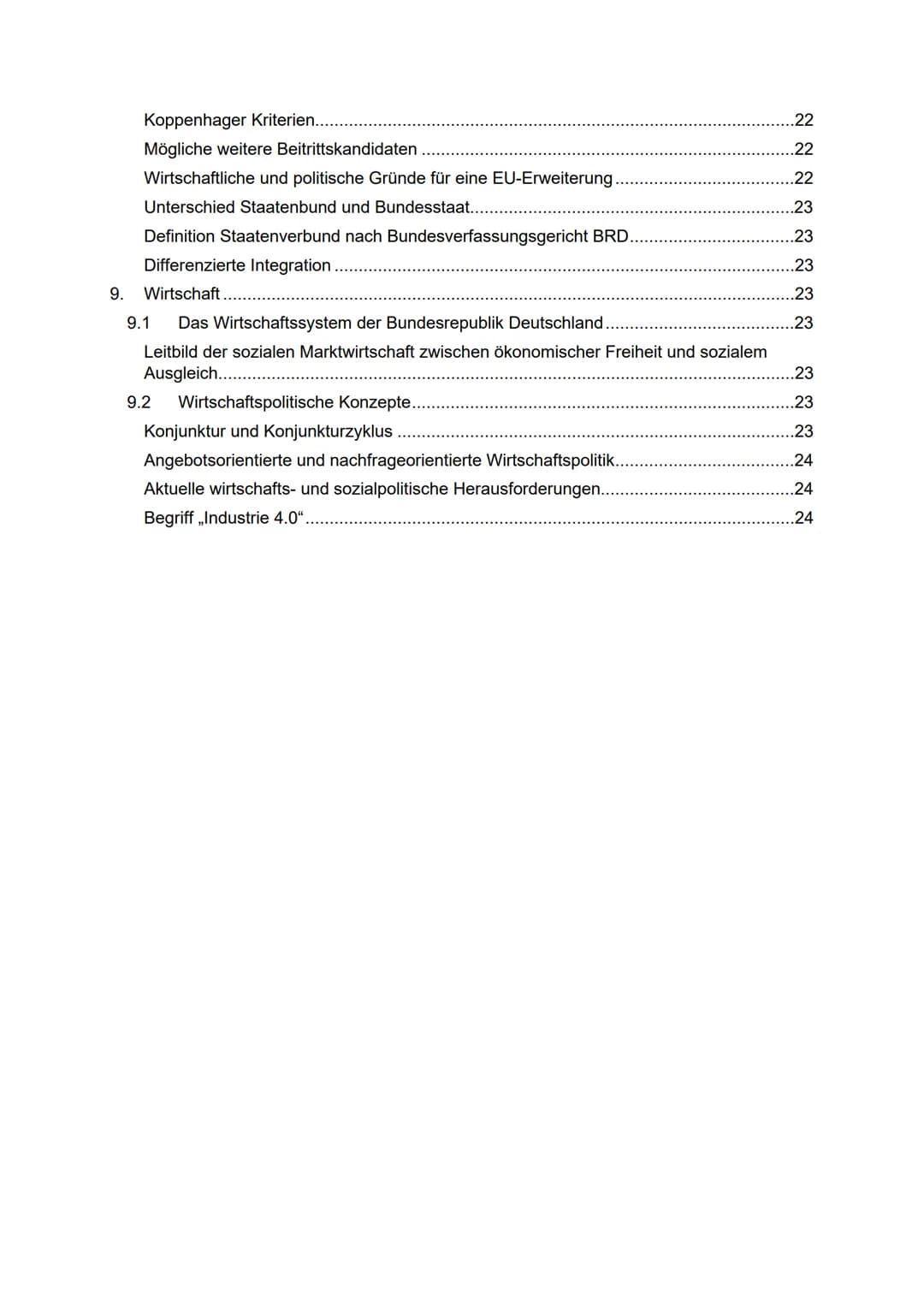 Politik Zusammenfassung
Mikail Bozburun Inhaltsverzeichnis
1. Demografischer Wandel..
1.1 ...in Deutschland...
1.2 Drei Faktoren: Fertilität