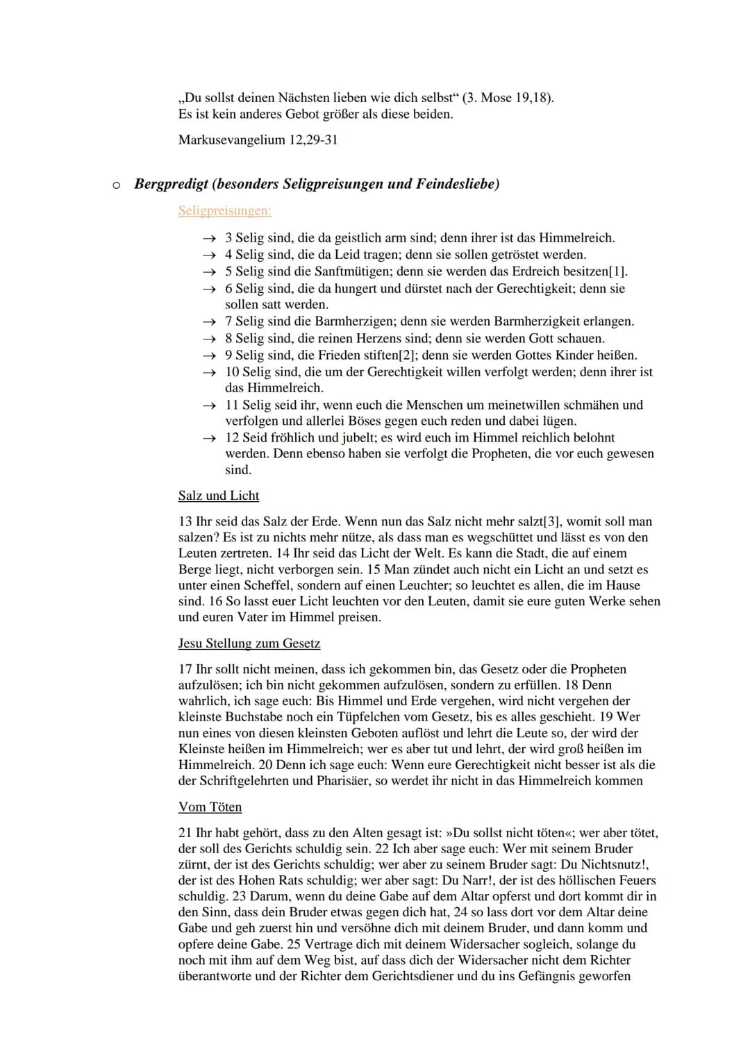 Religionsthemen
Abitur
Q1.1 Jesus Christus und die Verkündigung des Reich Gottes
○ Leben und Verkündigung Jesu (Liebe Gottes, Jesu Leben, Kr