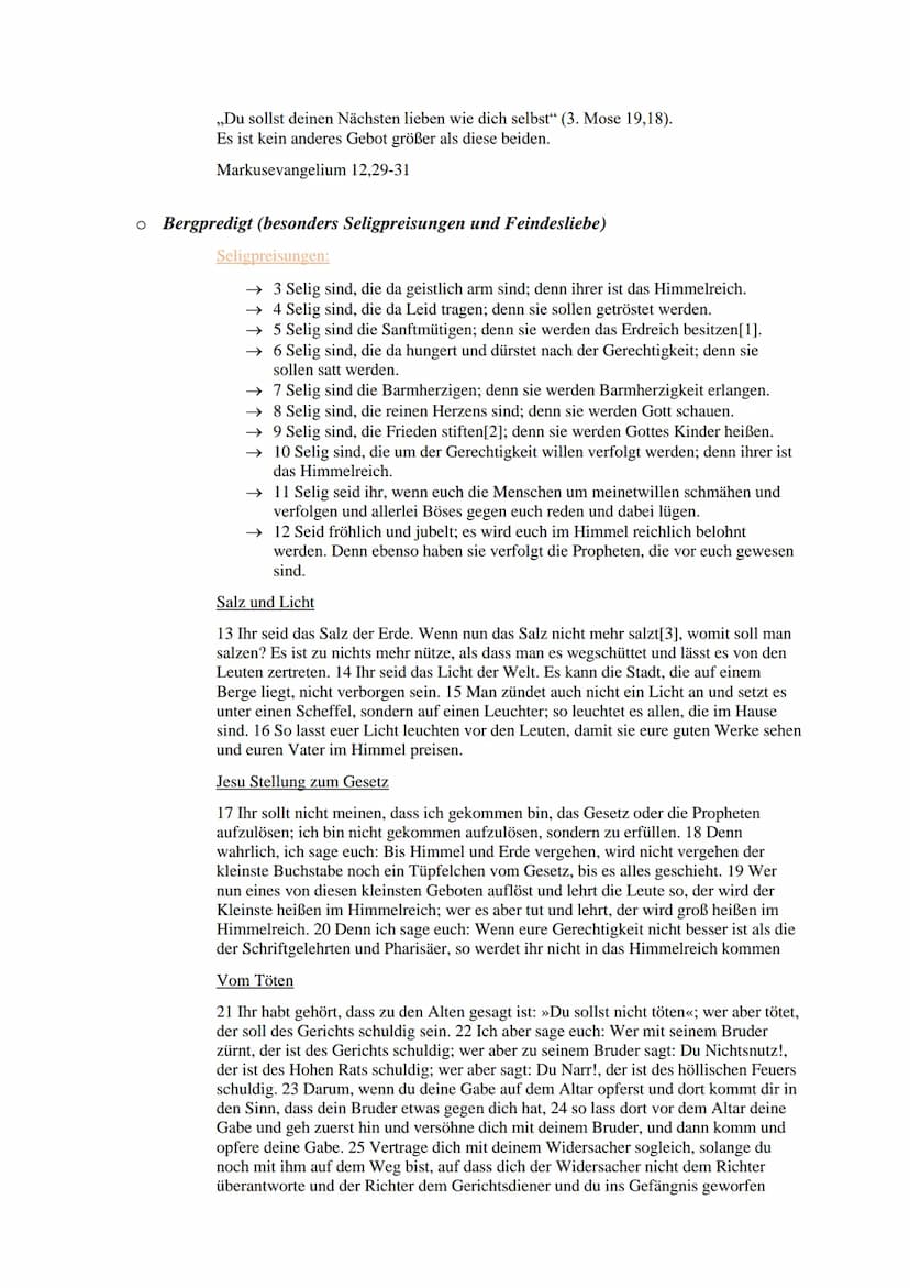 Religionsthemen
Abitur
Q1.1 Jesus Christus und die Verkündigung des Reich Gottes
○ Leben und Verkündigung Jesu (Liebe Gottes, Jesu Leben, Kr