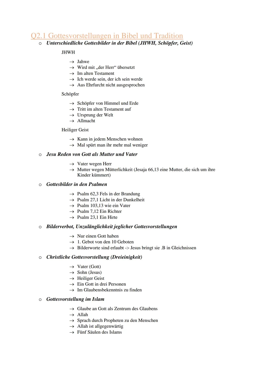 Religionsthemen
Abitur
Q1.1 Jesus Christus und die Verkündigung des Reich Gottes
○ Leben und Verkündigung Jesu (Liebe Gottes, Jesu Leben, Kr