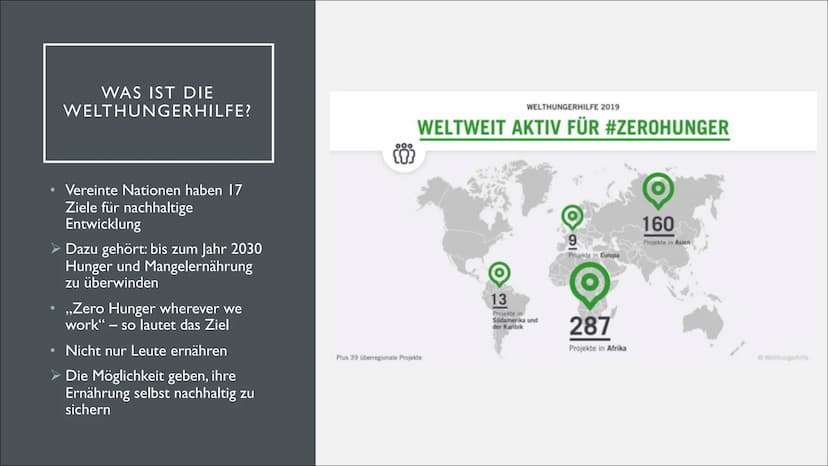 welt
hunger
hilfe
WELTHUNGERHILFE
Präsentation von Tamara Niemann ●
INHALTSVERZEICHNIS
Was ist die Welthungerhilfe?
Hunger: Ursachen
Lösunge