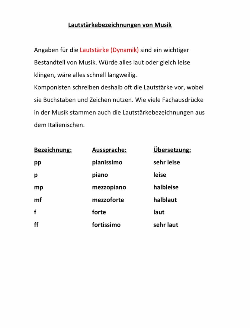 Basics" Musiklehre Jahrgangsstufen 11 und 12
Noten- und Pausenwerte sowie Taktarten
und Metrum
• einfache und erweiterte Stammtöne im
Violin
