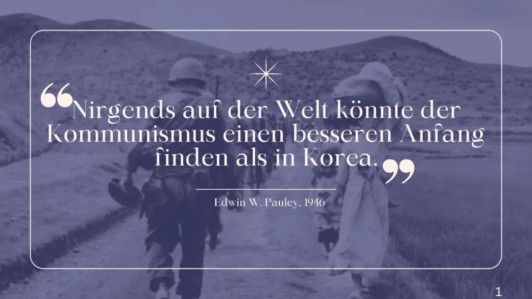 Koreakrieg Präsentation