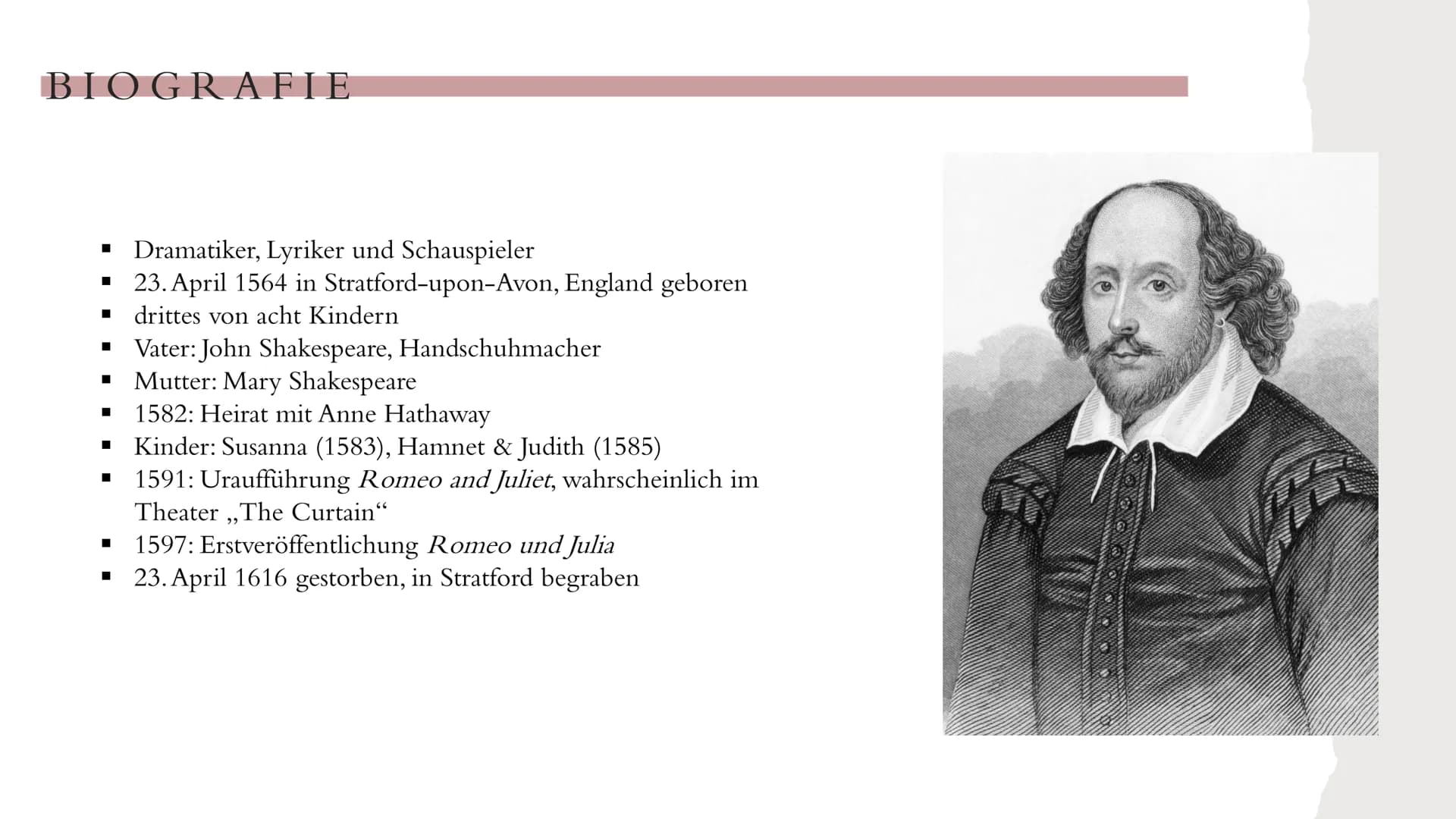WILLIAM SHAKESPEARE
ROMEO UND JULIA
WILLIAM SHAKESPEARES
ROMEO UND JULIA
HAMBURGER LESEHEFTE VERLAG
von Melissa Desideria Schutt
und Nathali