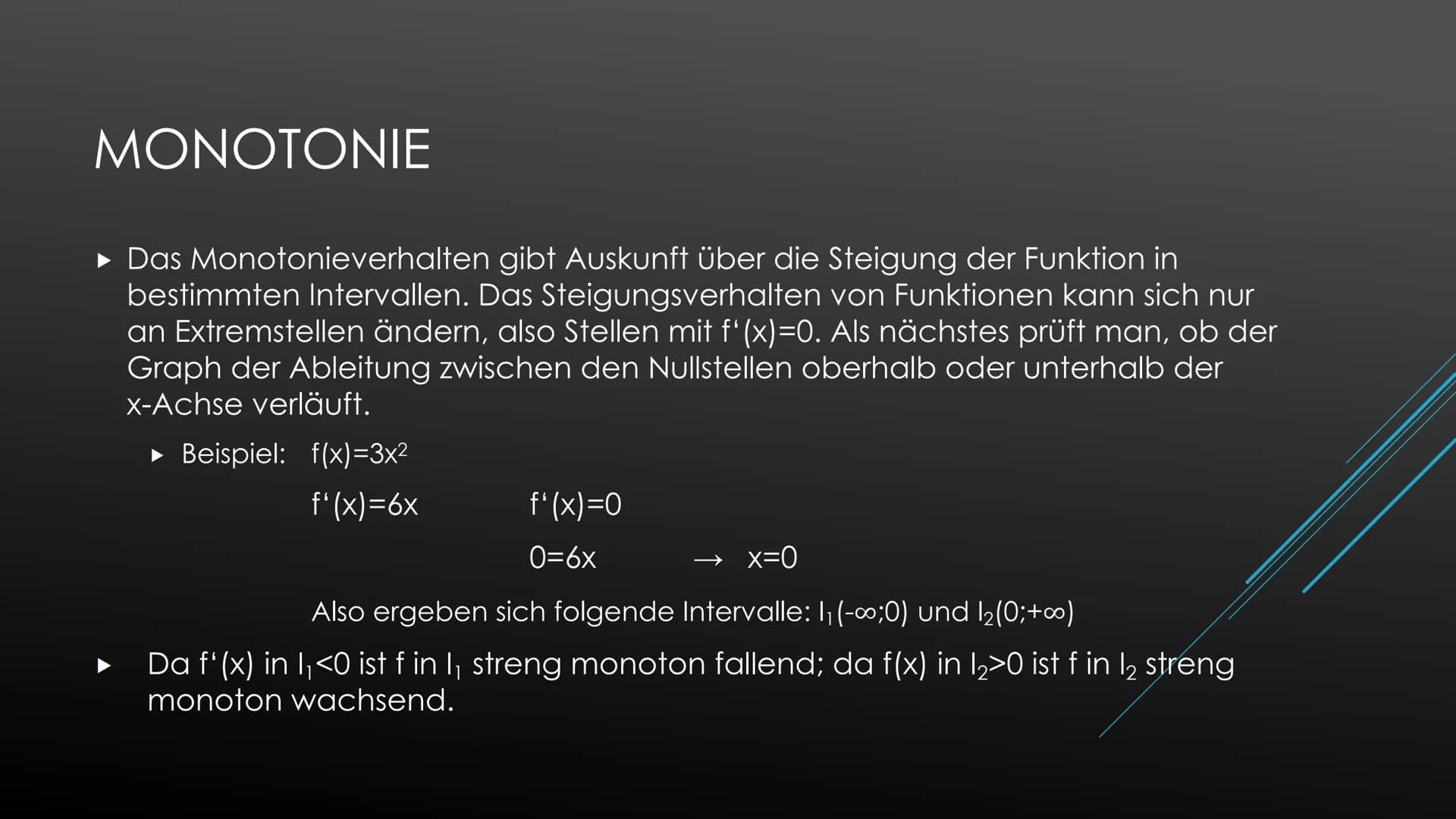 1. Definitionsmenge
Die Definitionsmenge umfasst alle Zahlen, die für x in die Funktion eingesetzt werden dürfen.
Beispiel 1: f(x)=3x²
Df = 