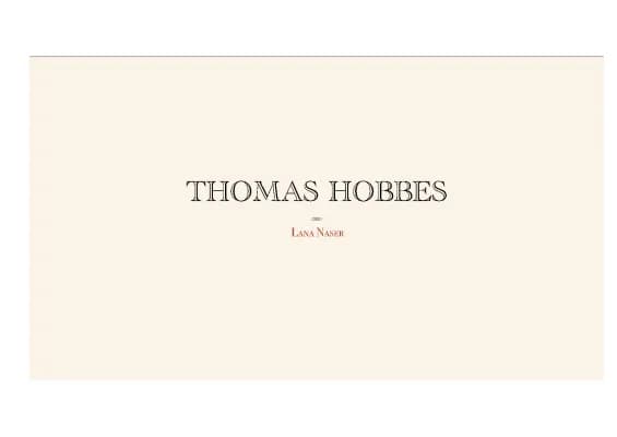 Know Naturzustand und Staatstheorie von Thomas Hobbes  thumbnail