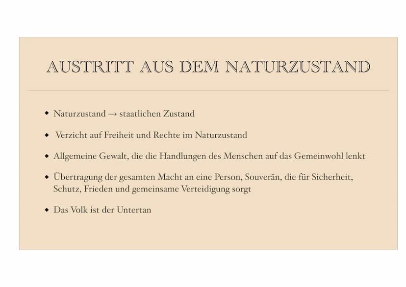 THOMAS HOBBES
-0000
LANA NASER BIOGRAFIE
05.04.1588 - 04.12.1679
◆ Englischer Mathematiker, Staatstheoretiker und
Philosoph
◆ Studierte in O
