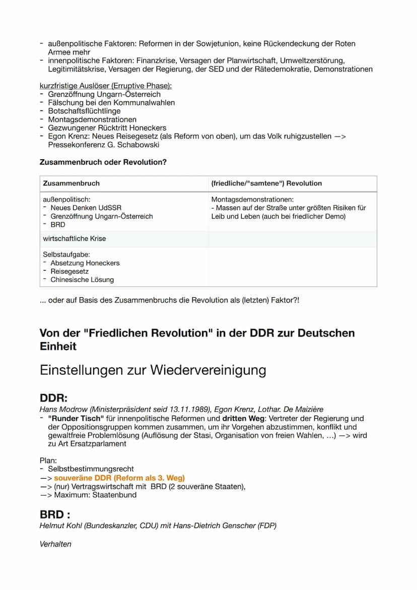 Der Weg zur Wiedervereinigung
Kalter Krieg Fortsetzung
Politik des Status quo
- Versuch Annerkennung des Status quo, Ziel: Kontrolle des Kon