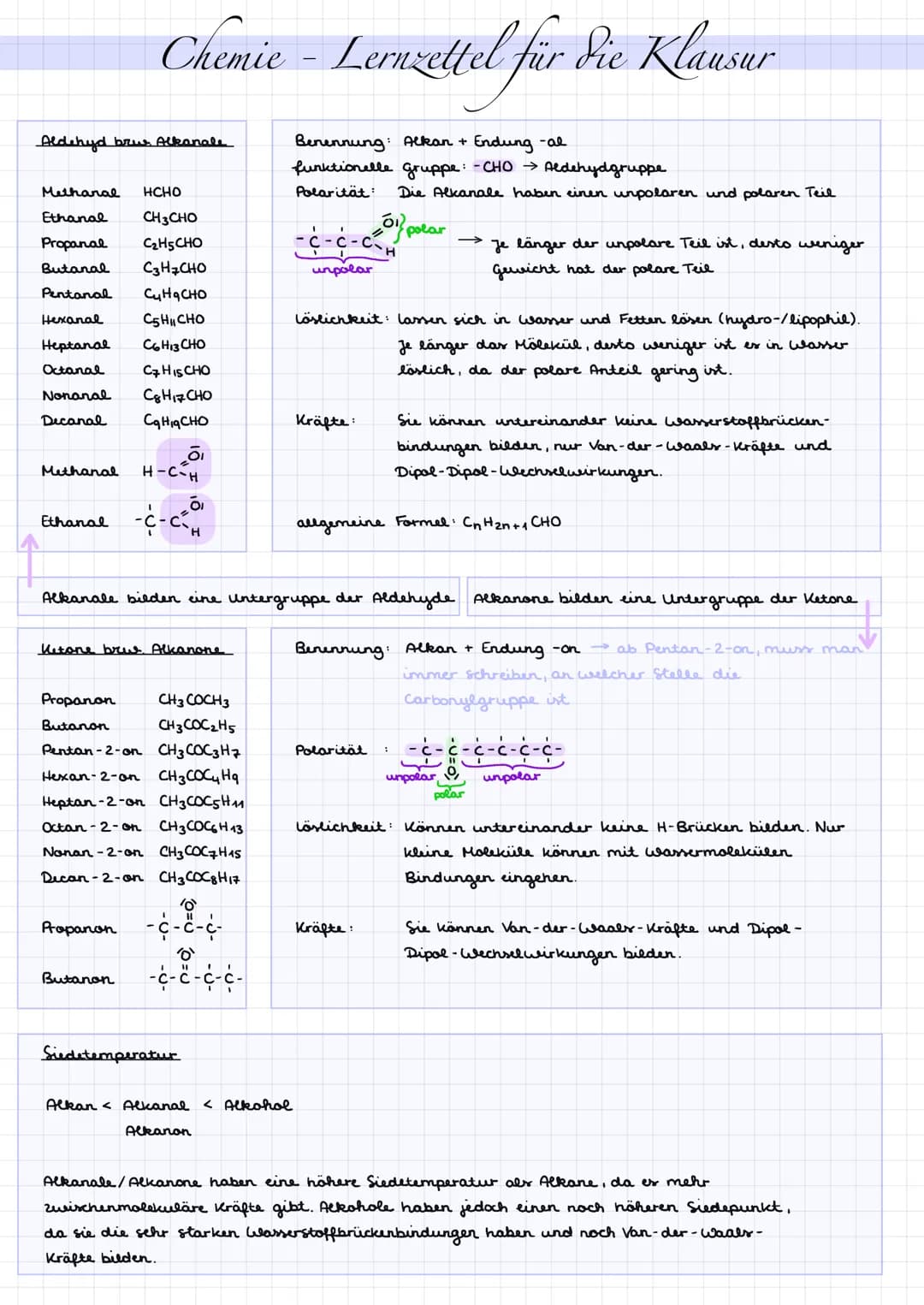 Alkone
Methan CH4
Ethan
C₂H6
Propan
C3H8
Butan
Cy H₁0
Pentan
C5H12
Heran
C6H14
Heptan Ca Hi
Octan
C8H18
CqH ₂0
C₁0H₂2
Decan
Alkohole
Chemie 