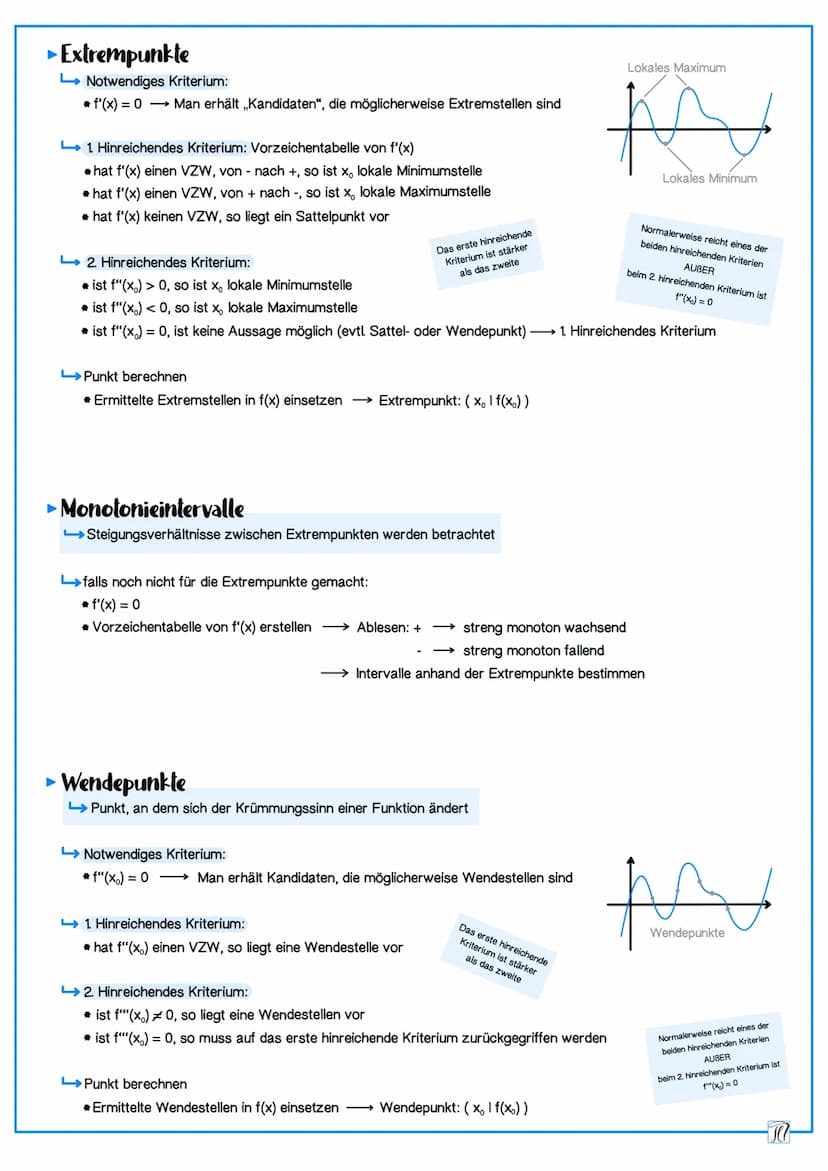 gangrationaler Funktionen
Was ist eine ganzrationale Funktion?
→→→→Eine ganzrationale Funktion oder Polynomfunktion ist eine Summe von Poten