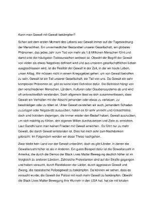 Know Essay Gewalt thumbnail