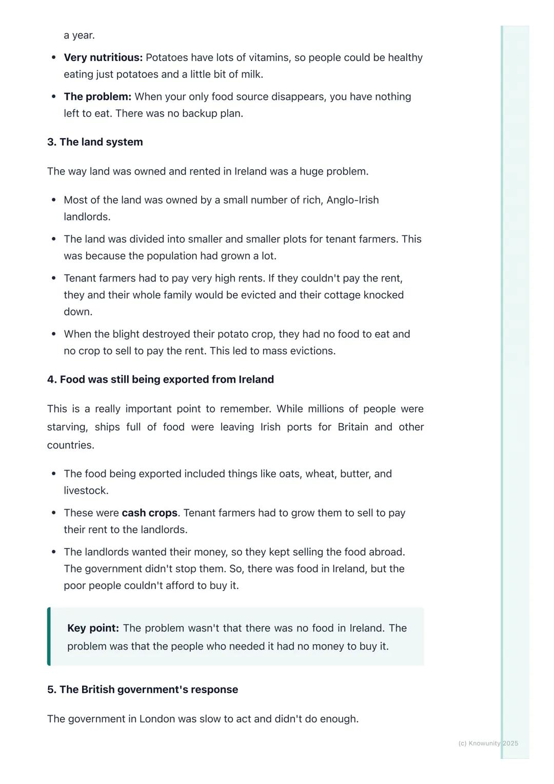 # Causes of the Famine

An introduction to the causes

The Great Famine, or An Gorta Mór, happened in Ireland between 1845 and
1852. It wasn