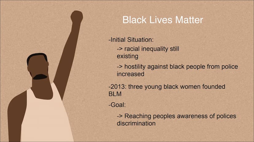Black Lives Matter
Arjeta, Dajana, Henrik Table of
contents
Timeline 01
Black is Beautiful 02
Trayvon Martin 03
Black Lives Matter 04
Fallin