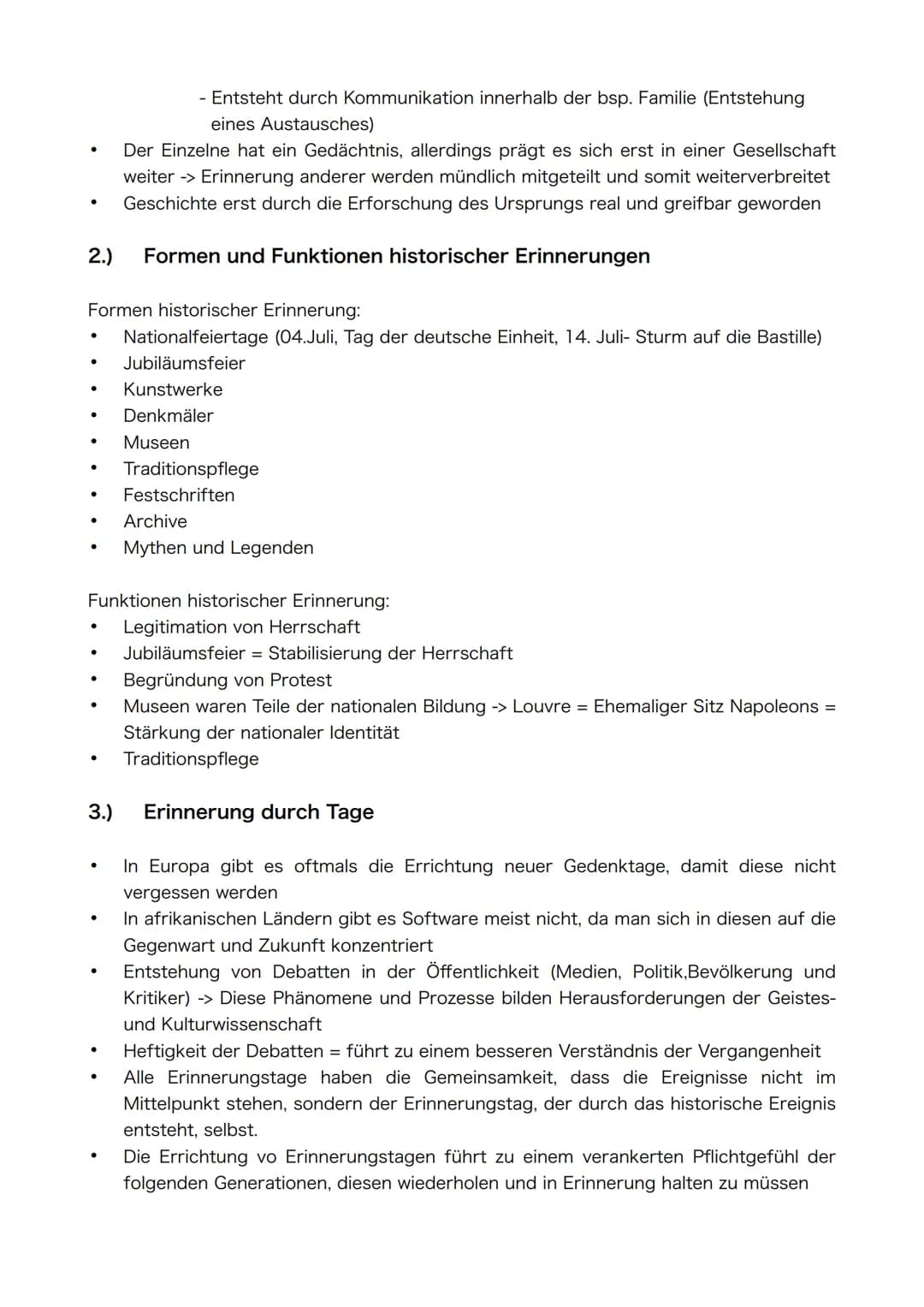 Semester 4/4
Thema: Erinnerungskultur Gliederung:
1.
2.
3.
4.
5.
6.
1.)
●
●
●
●
●
●
Aleida und Jan Assmann
Formen und Funktion historischer 
