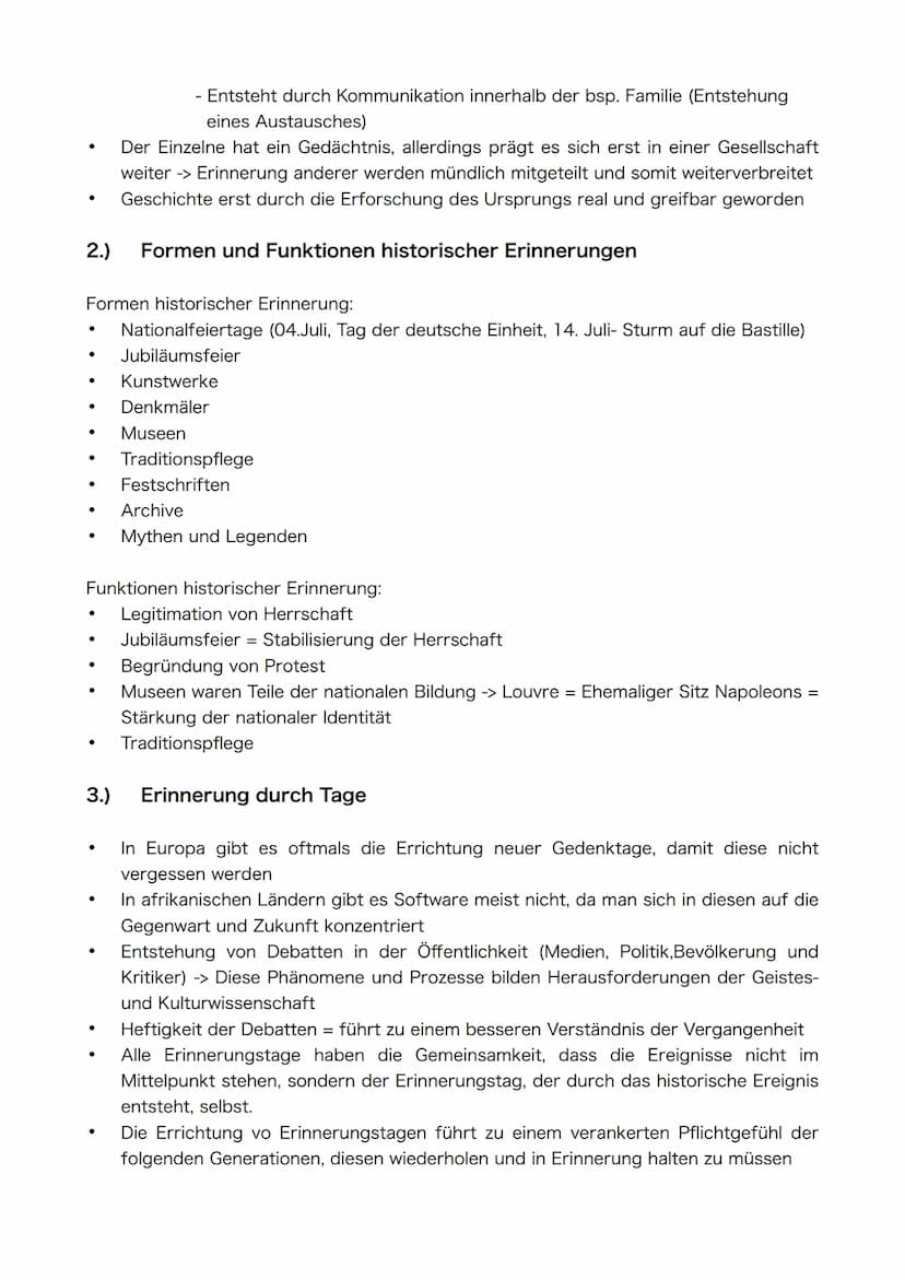Semester 4/4
Thema: Erinnerungskultur Gliederung:
1.
2.
3.
4.
5.
6.
1.)
●
●
●
●
●
●
Aleida und Jan Assmann
Formen und Funktion historischer 