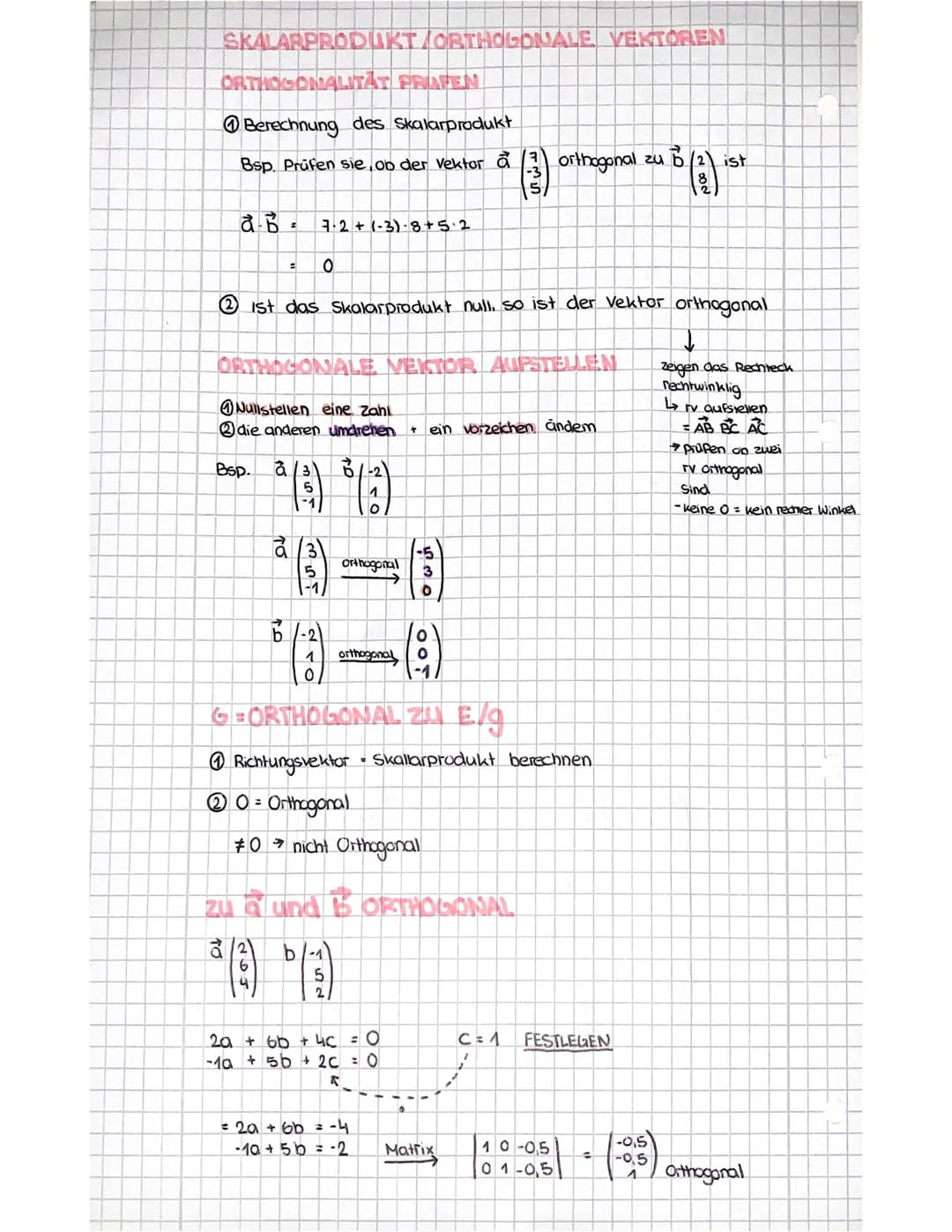 i
Mathematik
PARAMETERGLEICHUNG
GERADE
9x = a + + u
Suome
Stützvektor Richtungsvektor
Parameter
PUNKTPROBE GERADE!
Ein Punkt liegt auf Gerad