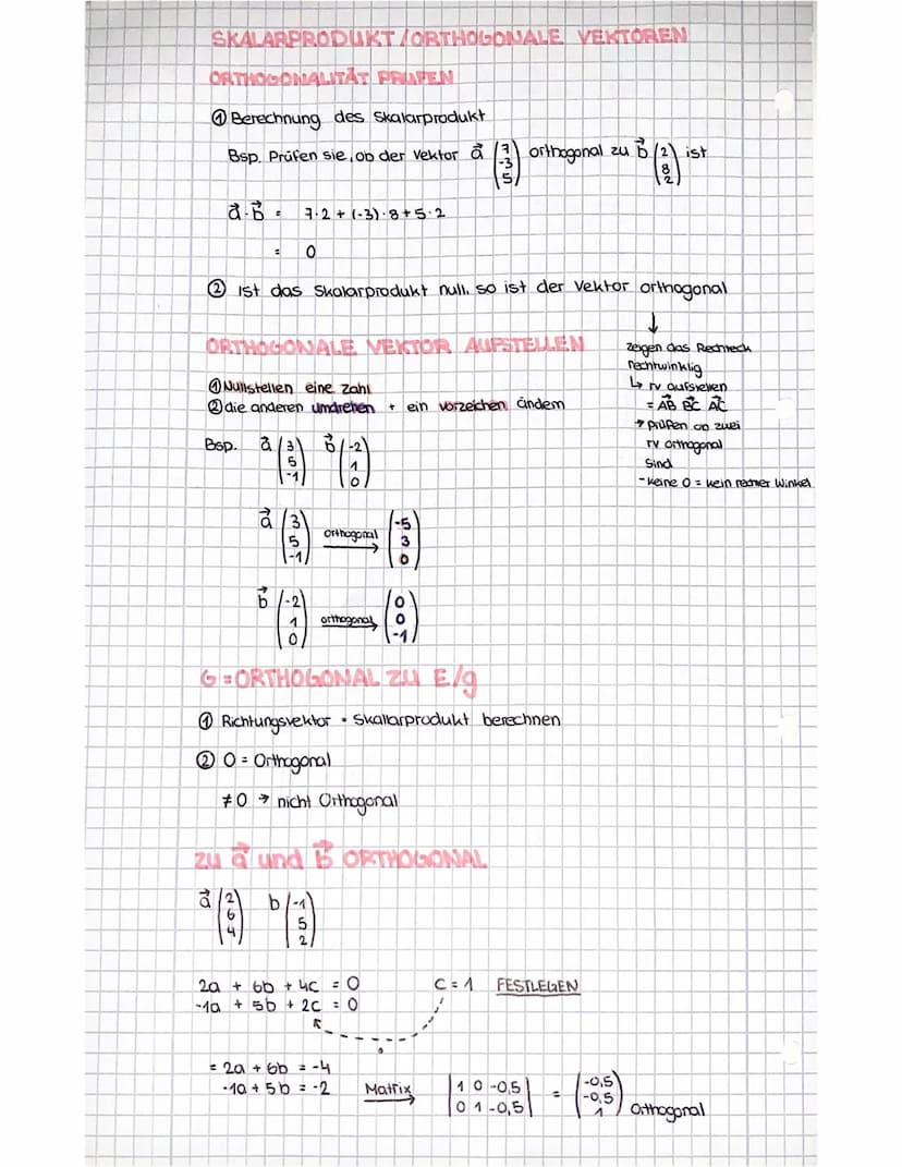 i
Mathematik
PARAMETERGLEICHUNG
GERADE
9x = a + + u
Suome
Stützvektor Richtungsvektor
Parameter
PUNKTPROBE GERADE!
Ein Punkt liegt auf Gerad