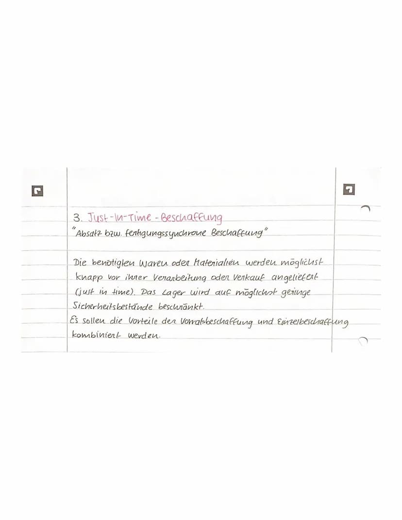 Beschaffungsplanung
- Schafff Voraussetzung, sodass die Beschaffung
durchgeführt werden kann.
0
• Beschaffungsmarketing
Beschaffungspunzipie