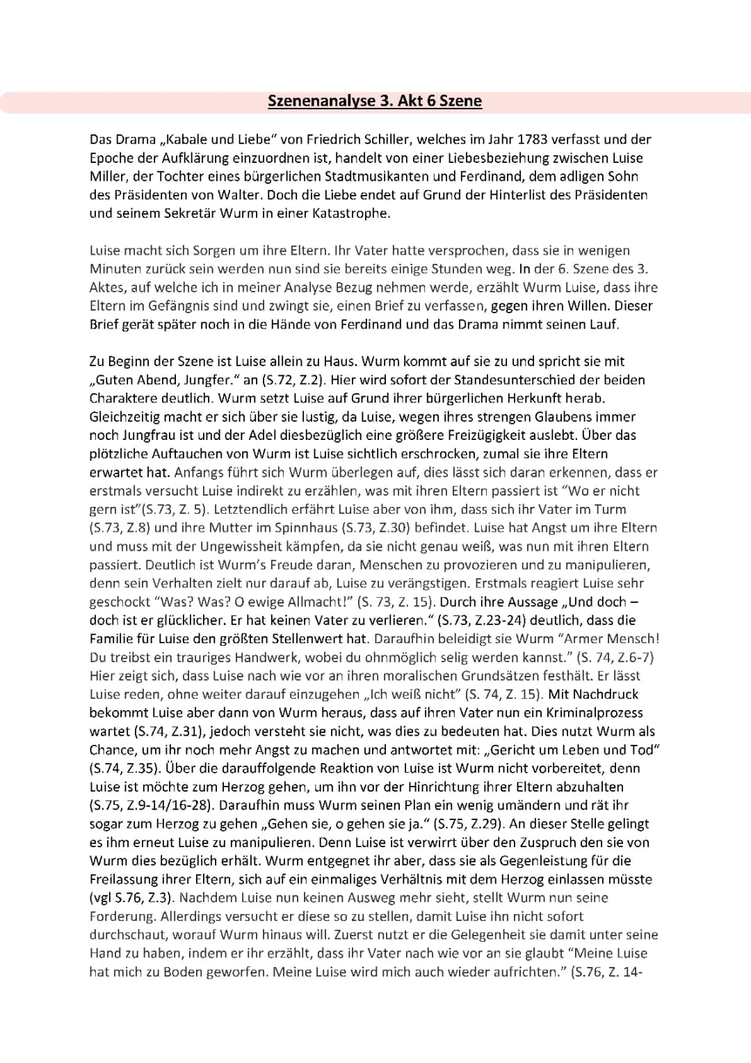szenenanalyse 3. akt 6 szene