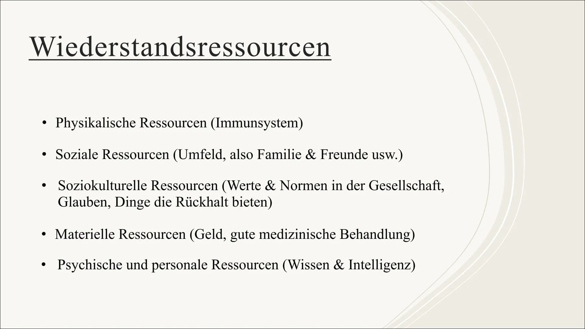 Salutogenetisches Modell
Salutogenese -> Gegensatz zur Pathogenese & stellt den Erhaltungsprozess der Gesundheit dar
Der Begriff der Salutog
