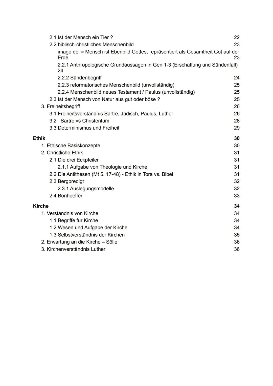 Abitur evangelische Religion
Inhaltsverzeichnis
I Religion und Wirklichkeit
1. Bedeutung von Religion
1.1 Religionsbegriff
1.2 Funktionen vo