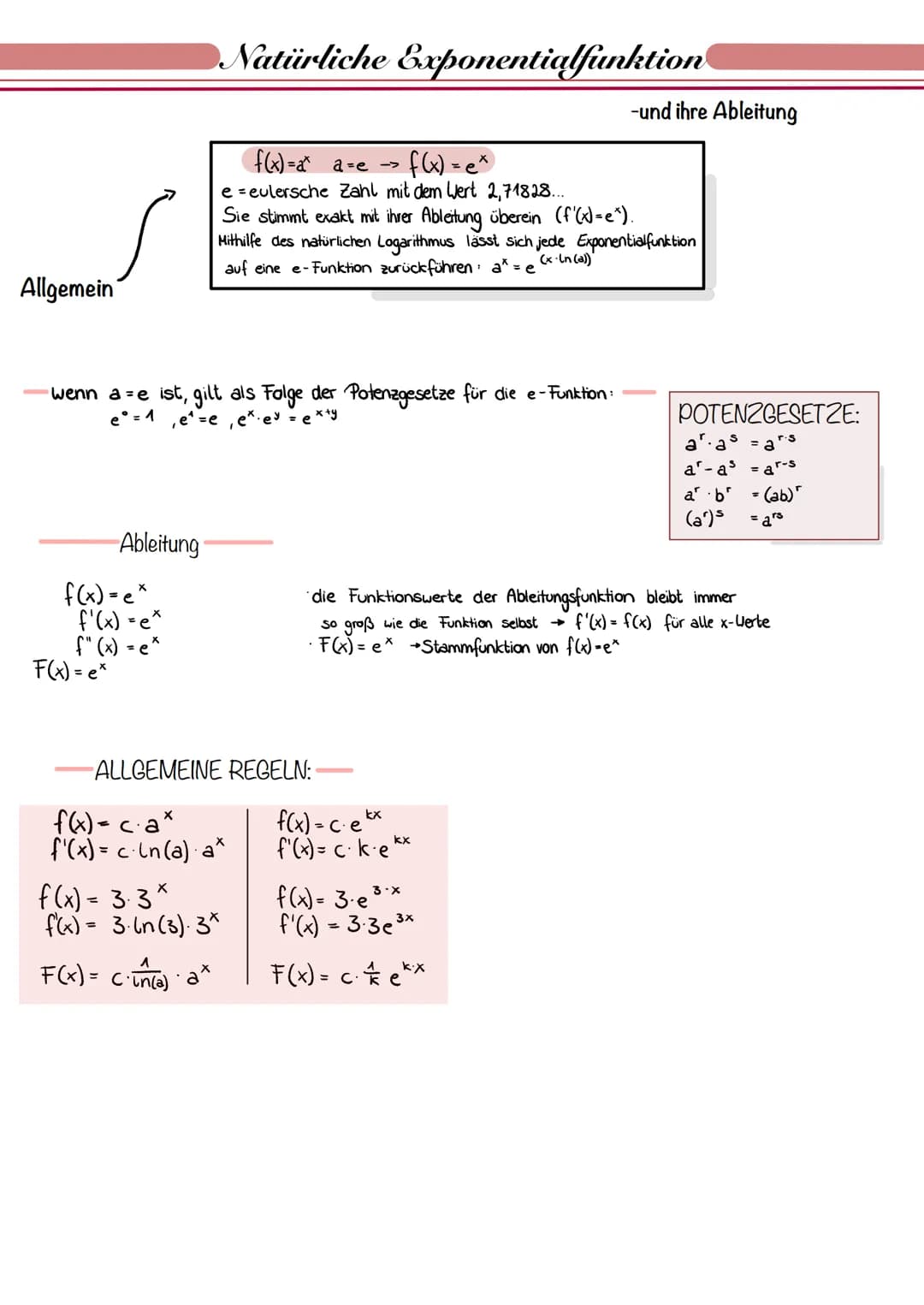 Allgemein
P (0150);Q (3110,8)
f(x) = c.a*
10,8 = 50-a³
0,216 = 2³
0,6 = a
4
-Wachstumsfaktor a ermitteln
*g(x) = 50.0,6*
50-0,6* = 5
1:50
IN