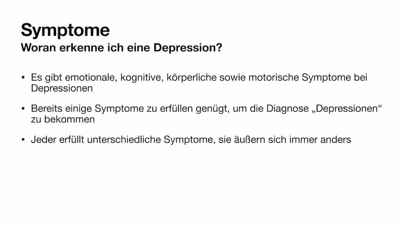 Depressionen
Symptomatik, Therapie & Handlungsmöglichkeiten
Eine Präsentation von Liz & Oliver Depression
Was ist das eigentlich?
Grundlegen