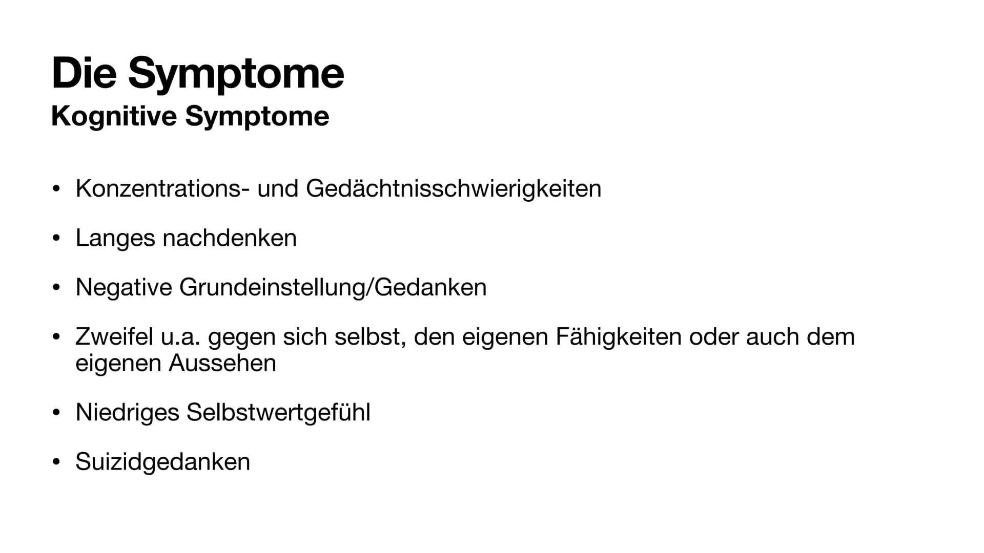Depressionen
Symptomatik, Therapie & Handlungsmöglichkeiten
Eine Präsentation von Liz & Oliver Depression
Was ist das eigentlich?
Grundlegen