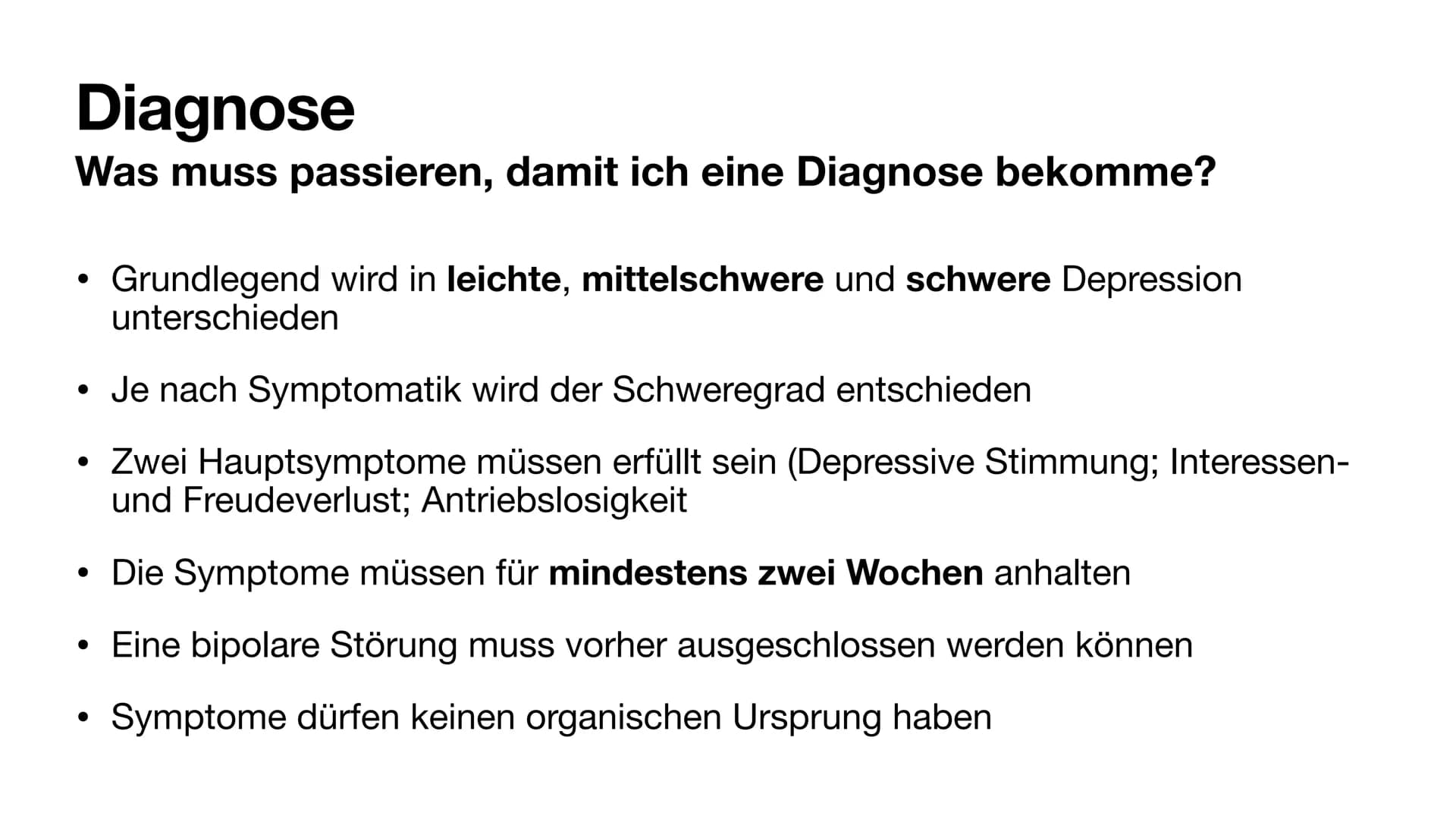 Depressionen
Symptomatik, Therapie & Handlungsmöglichkeiten
Eine Präsentation von Liz & Oliver Depression
Was ist das eigentlich?
Grundlegen