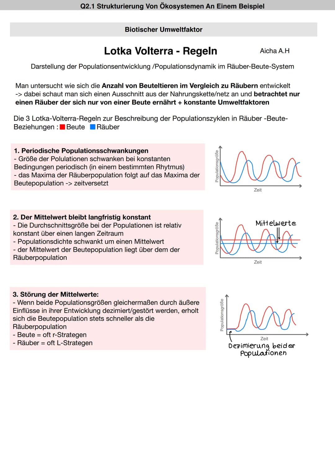 Q2.1 Strukturierung Von Ökosystemen An Einem Beispiel
Definition:
Biotischer Umweltfaktor
Definition:
• alle belebten Teile des Ökosystems, 