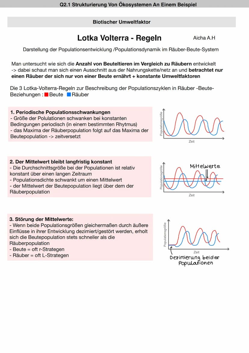 Q2.1 Strukturierung Von Ökosystemen An Einem Beispiel
Definition:
Biotischer Umweltfaktor
Definition:
• alle belebten Teile des Ökosystems, 