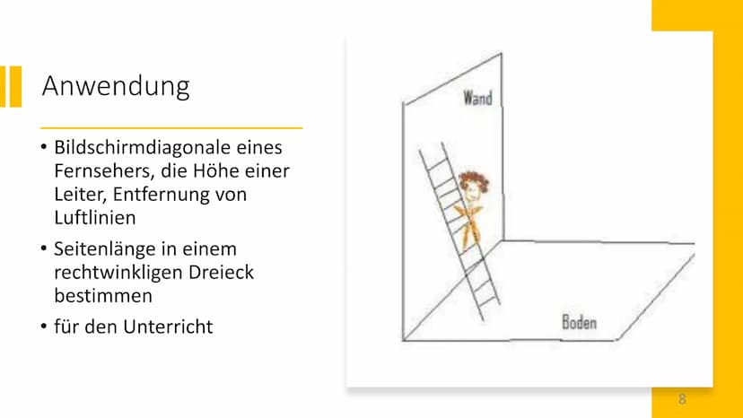 Satz des Pythagoras
auf GeoGebra
1 Inhaltsverzeichnis
Was ist der Satz des Pythagoras und was sind die Bedingungen?
• Wie erstellt man ein d
