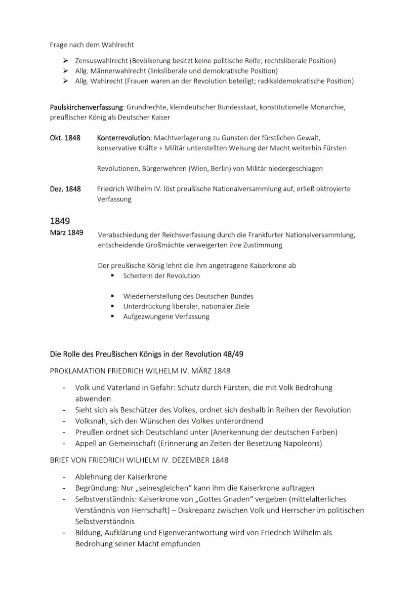 Q1.1 Entstehung, Entwicklung und Unterdrückung der liberal-nationalen
Bewegung im europäischen Kontext (1813/15-1848)
Auswirkung der Napoleo