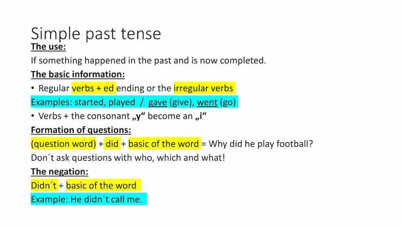 inkloral.com
Simple past and present
perfect tenses
PAST
VERB TENSES
PRESENT
FUTURE
INK
FUTURE
Start
PRESE with the
English
PAST
Tenses
Pres