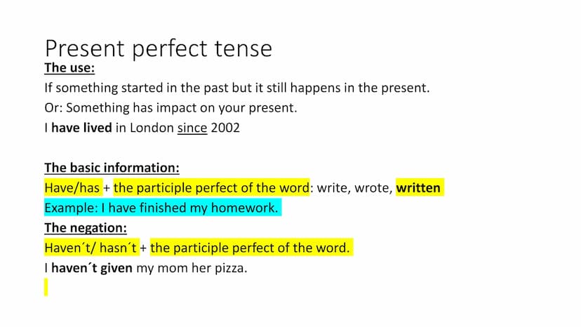 inkloral.com
Simple past and present
perfect tenses
PAST
VERB TENSES
PRESENT
FUTURE
INK
FUTURE
Start
PRESE with the
English
PAST
Tenses
Pres